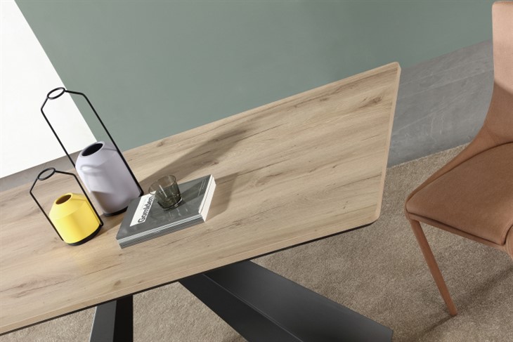 Modern MDF Rectangle Fix Dining Table