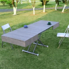 HPL повдигаща се маса за хранене на открито